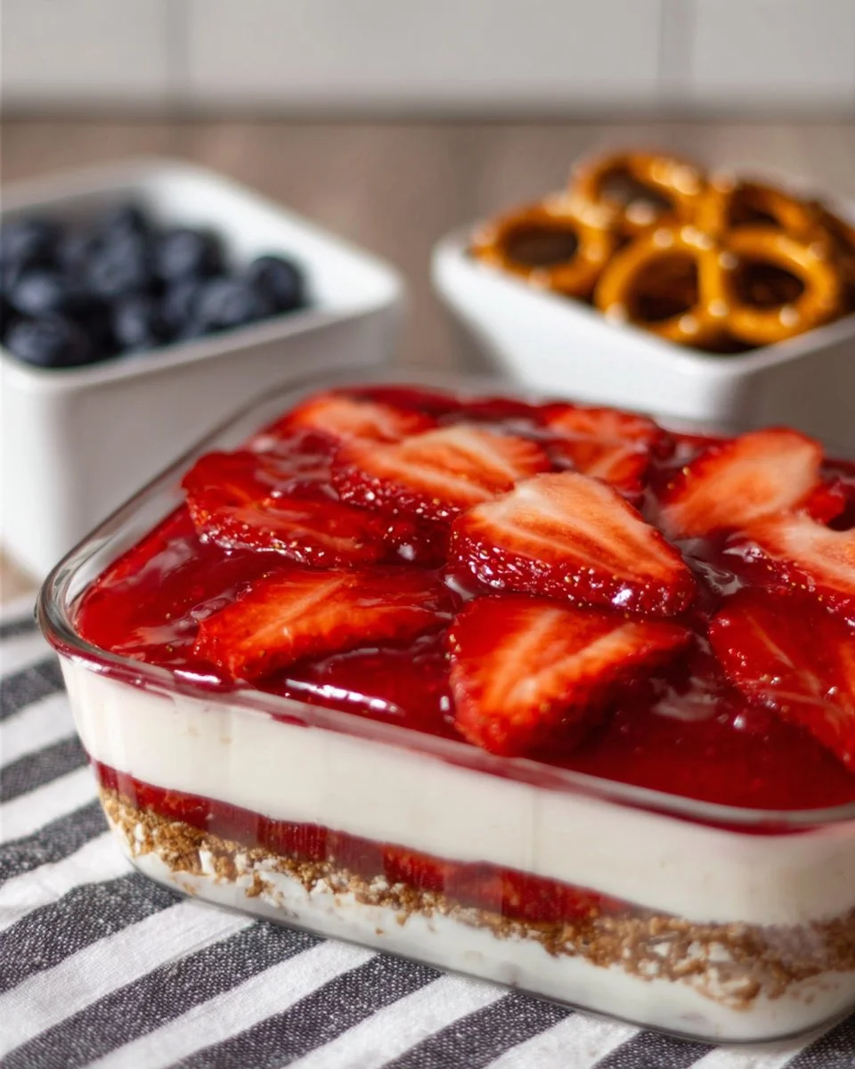 Strawberry Pretzel Dessert