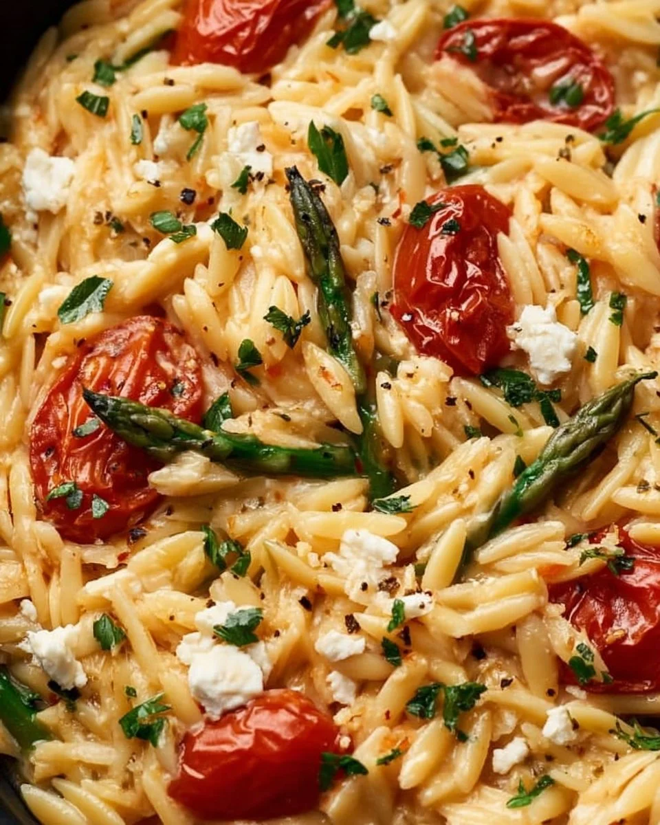 Baked Feta Orzo