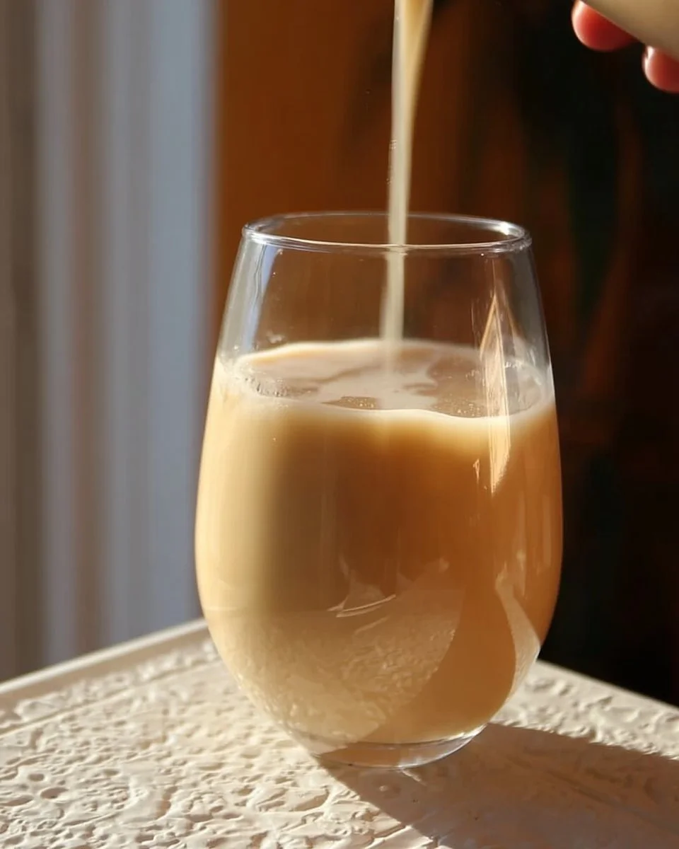 Delicious Caramel Banana drink topped with whipped cream and caramel drizzle