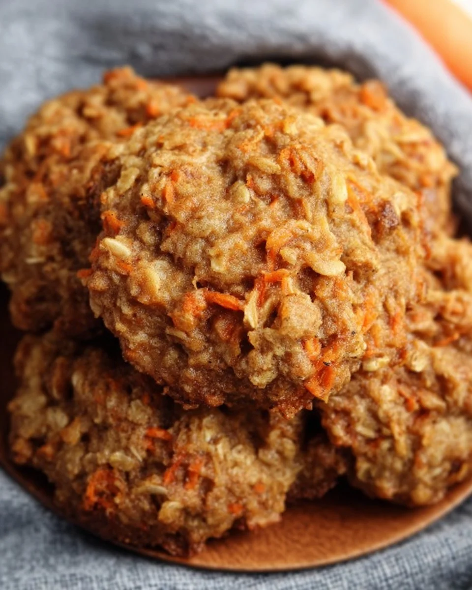 Carrot Cake Oatmeal Cookies