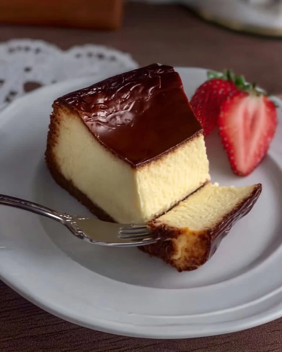 Delicious slice of creamy cheesecake topped with fresh berries