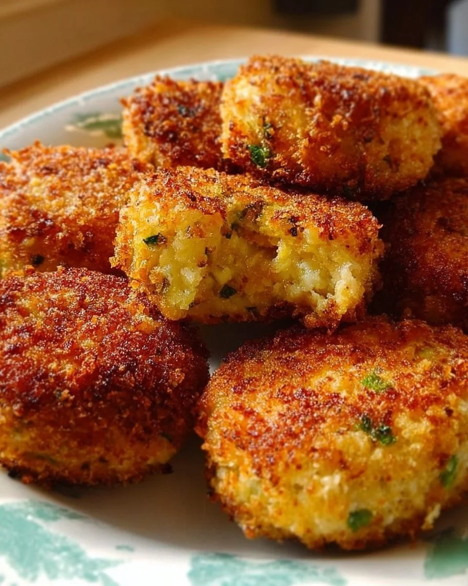 Cheesy Colcannon Croquettes