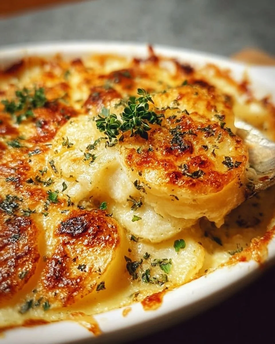 Classic Scalloped Potatoes Au Gratin
