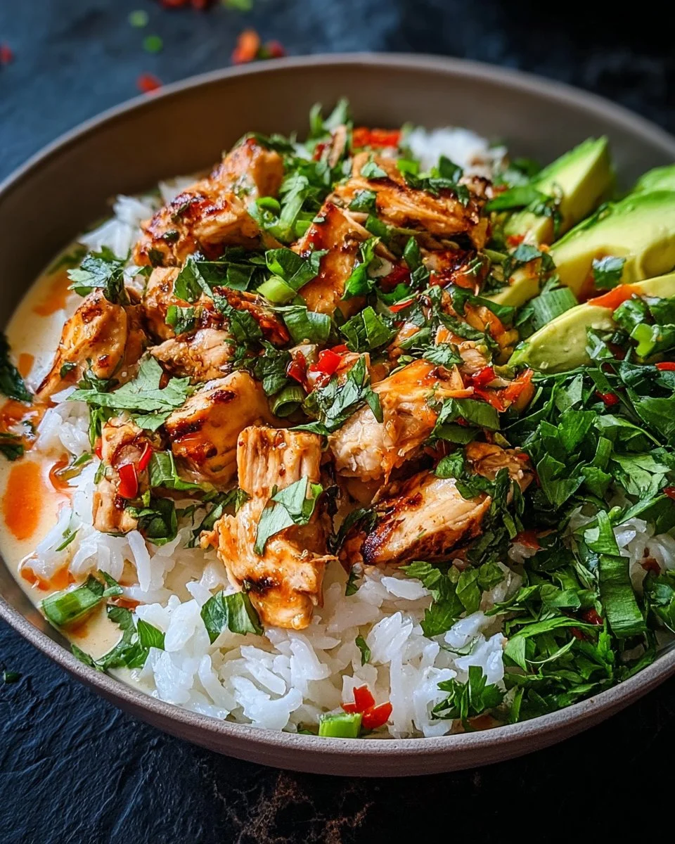 Coconut Chicken Rice Bowl