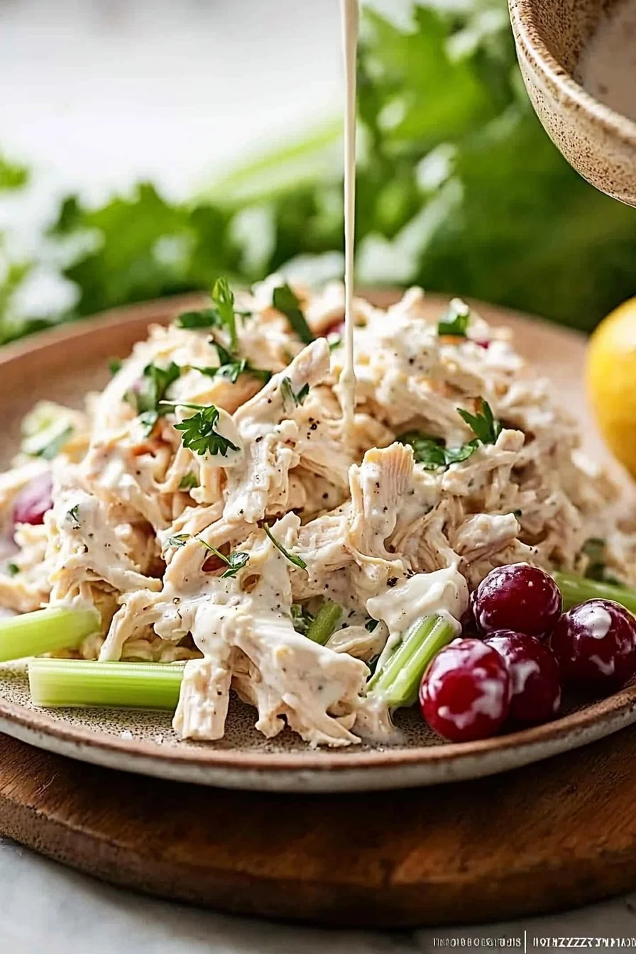 Delicious Copycat Chicken Salad recipe with fresh ingredients and savory flavors.