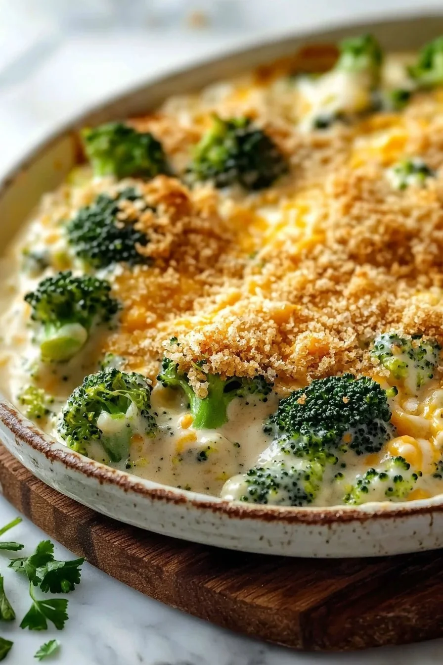 Creamy Broccoli Cheese Casserole