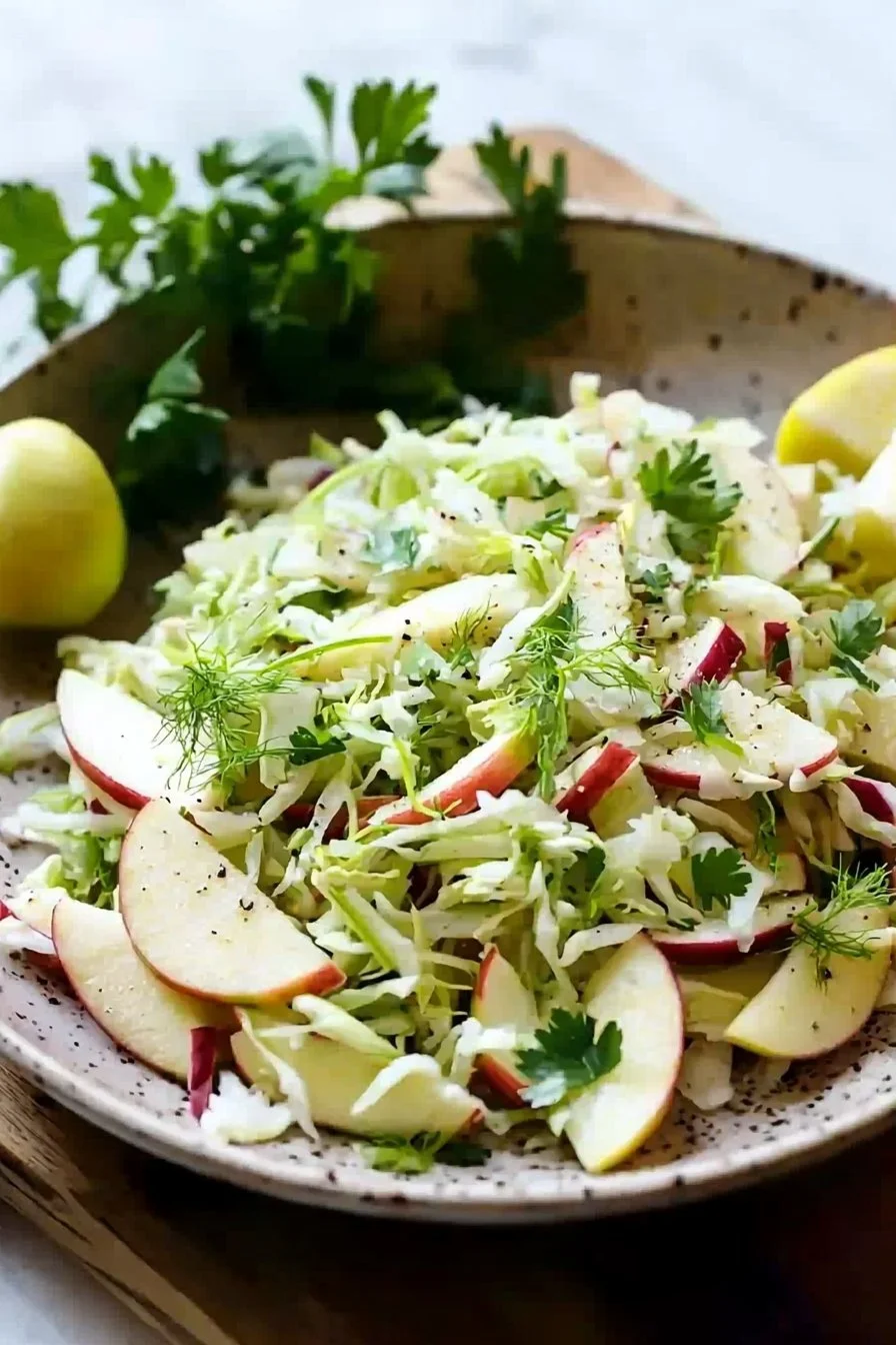 Crisp Fennel & Apple Slaw