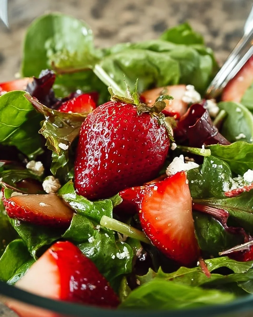 Easy Spring Salad with Strawberries