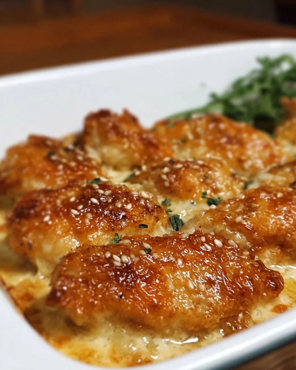 Garlic Cream Chicken Bake
