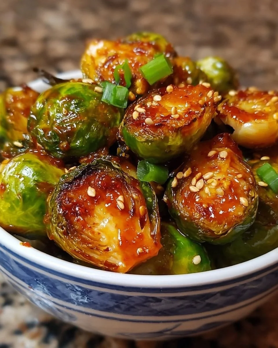 Honey Sriracha Brussels Sprouts
