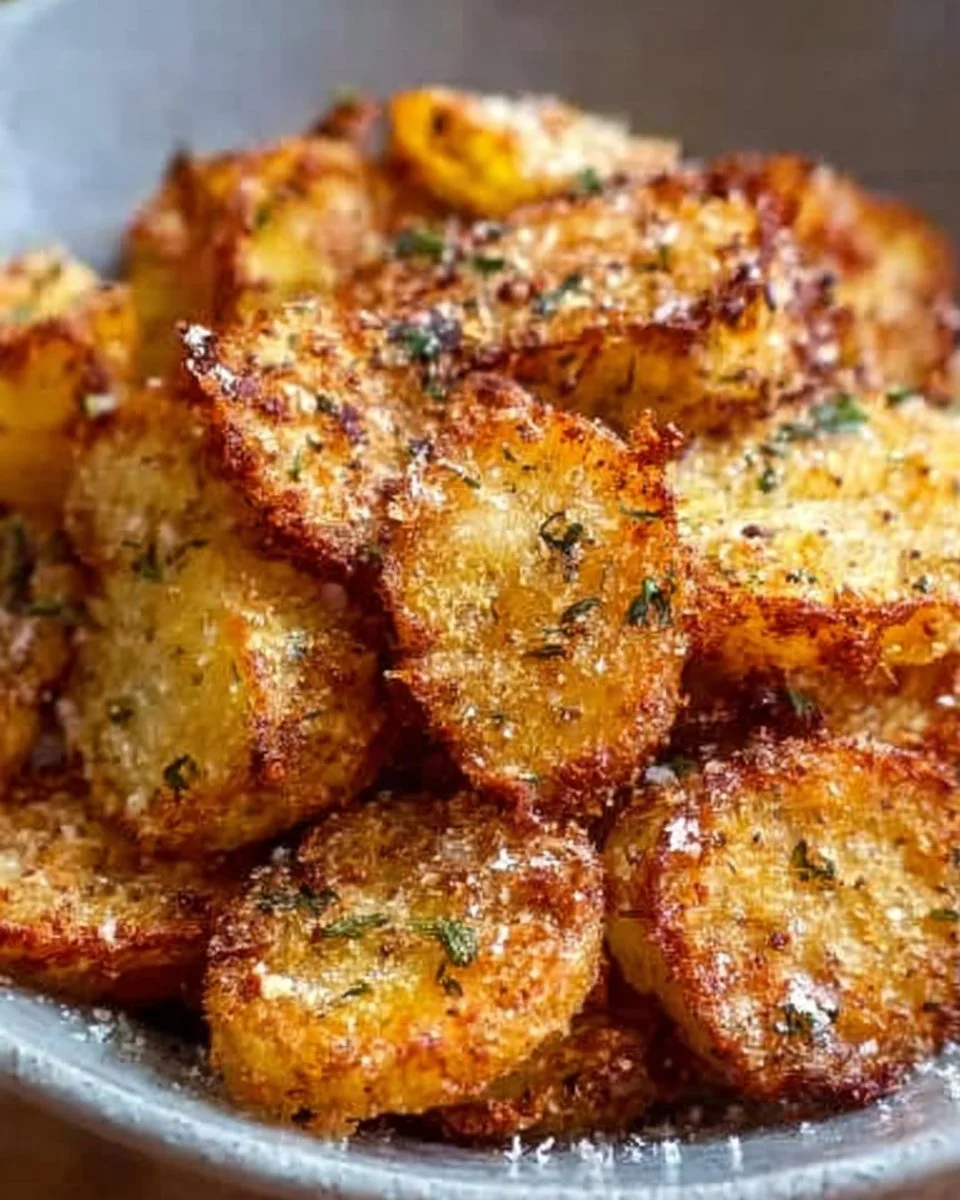 Irresistibly Crunchy Parmesan Potatoes