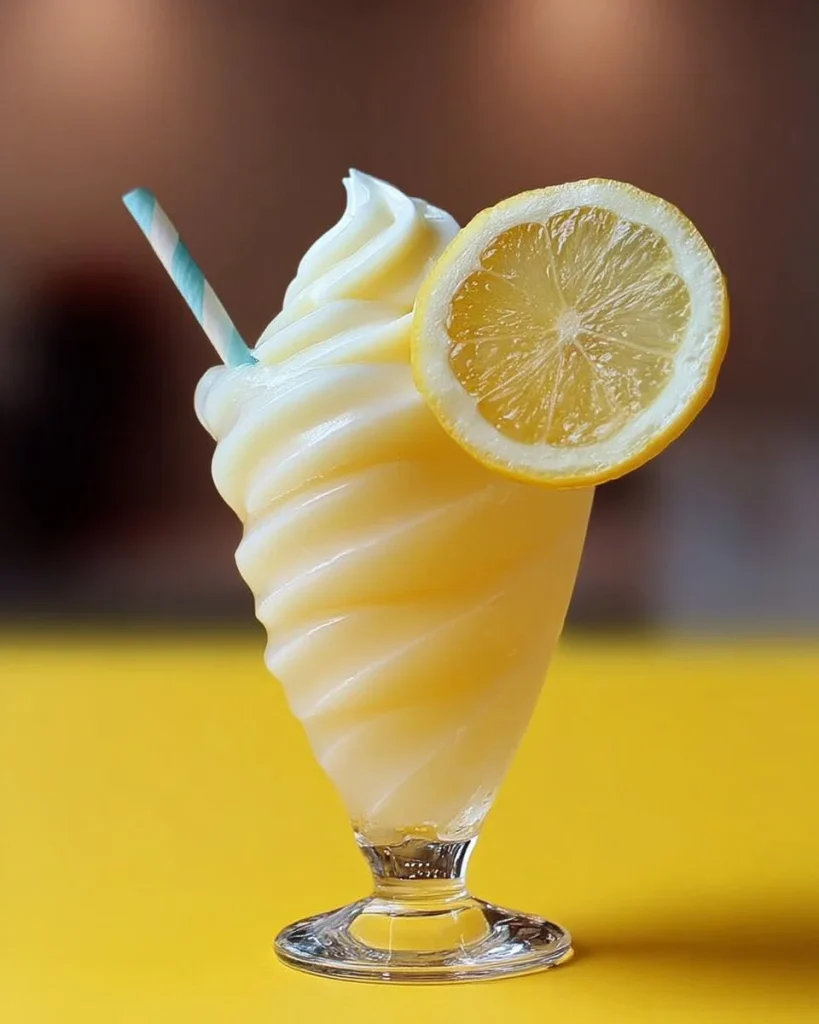 Refreshing Lemon Dream Mocktail in a glass with lemon slices and mint leaves