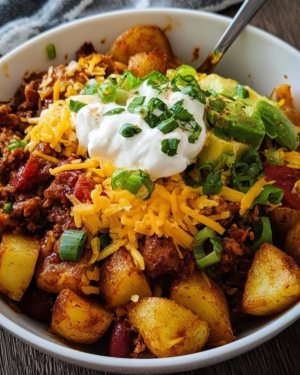 Loaded Potato Taco Bowl