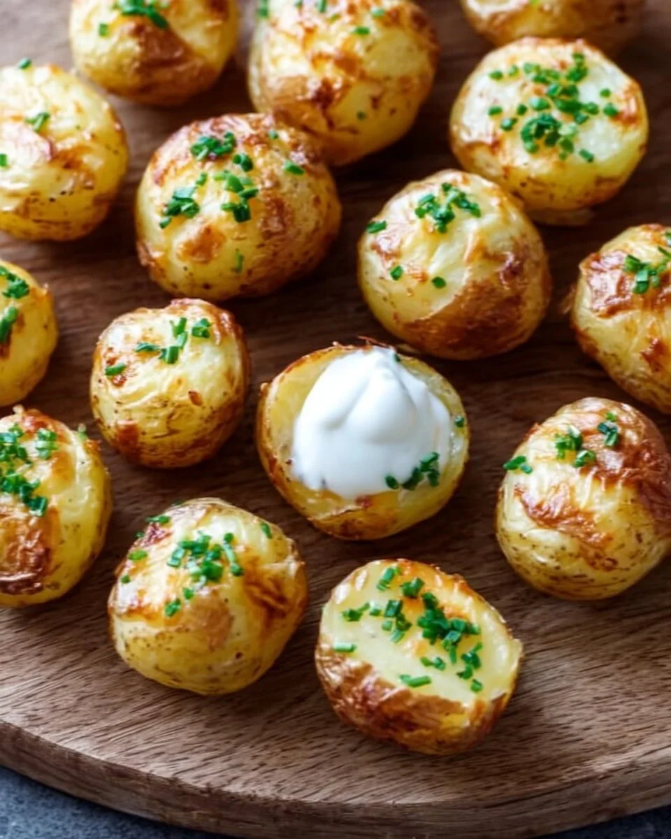 Mini Baked Potatoes Appetizer