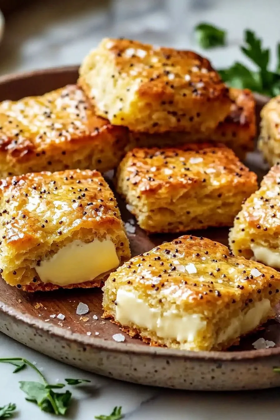 Savory snacks featuring mustard and Comté cheese, perfect for gatherings.