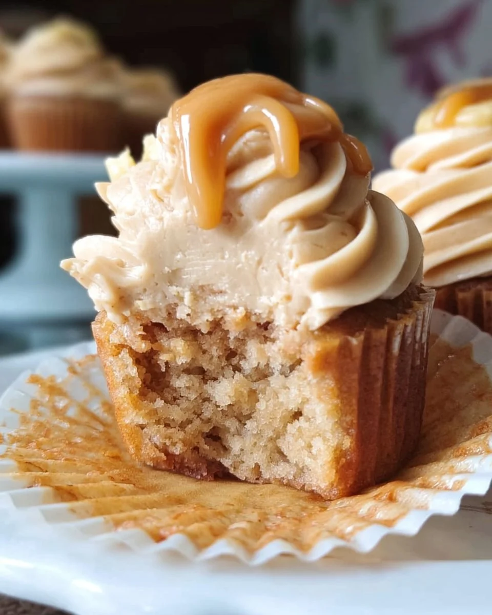 Peanut Butter Banana Cupcakes