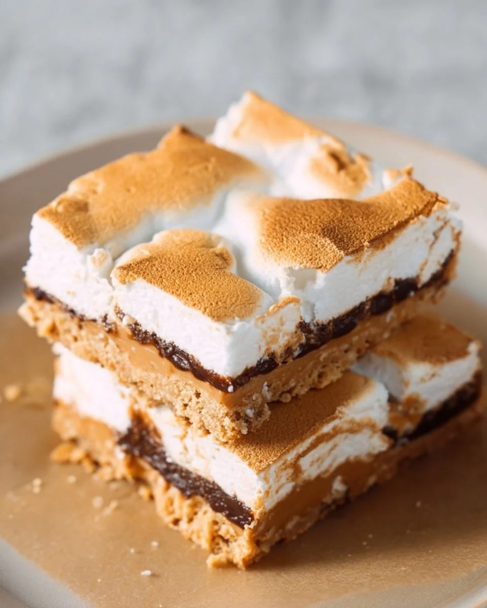 Peanut Butter Marshmallow Bars