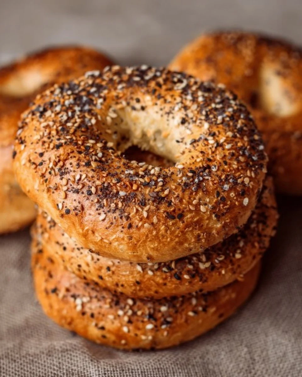 Delicious protein bagels, a healthy snack for fitness lovers