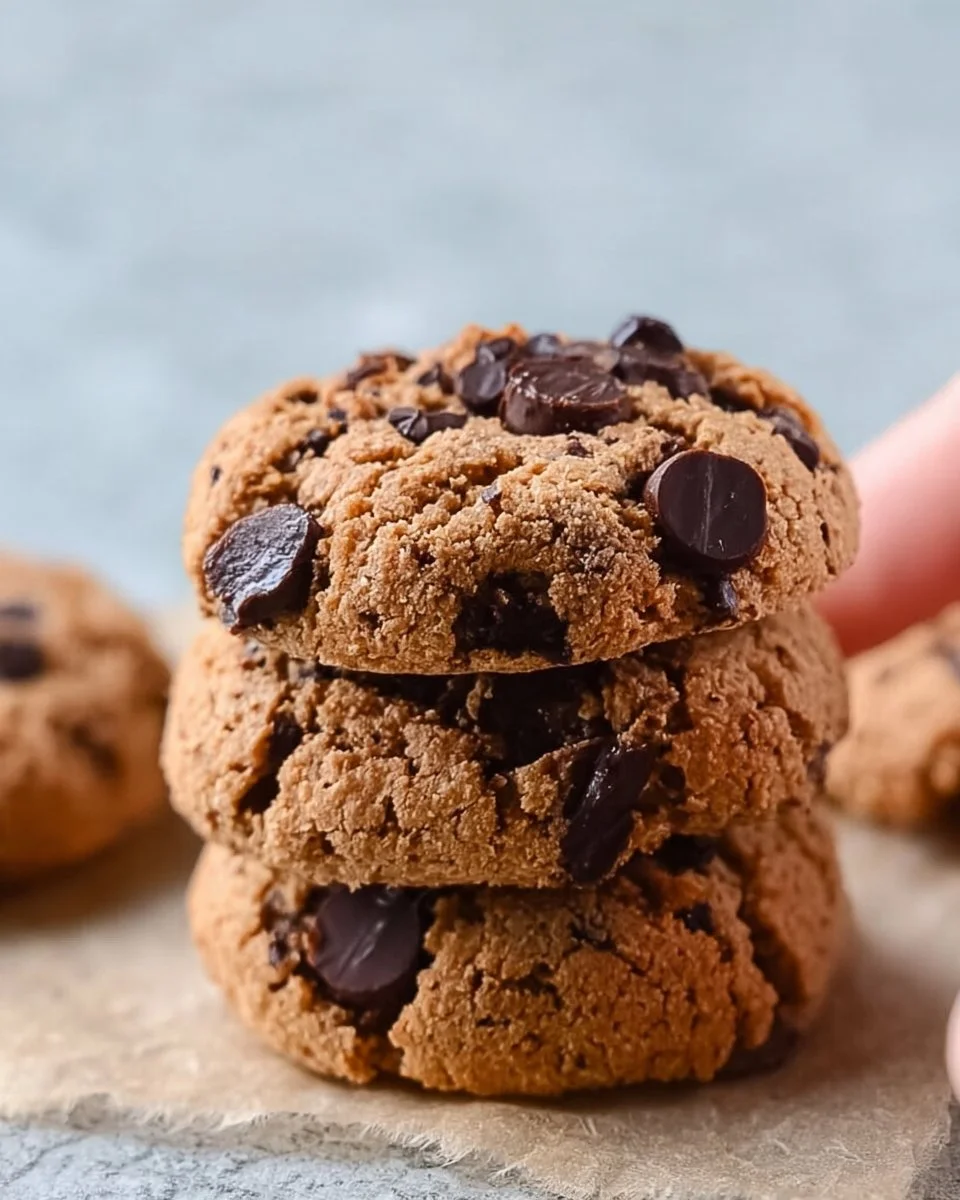 Protein cookies made with Greek yogurt, nutritious and delicious snack option.