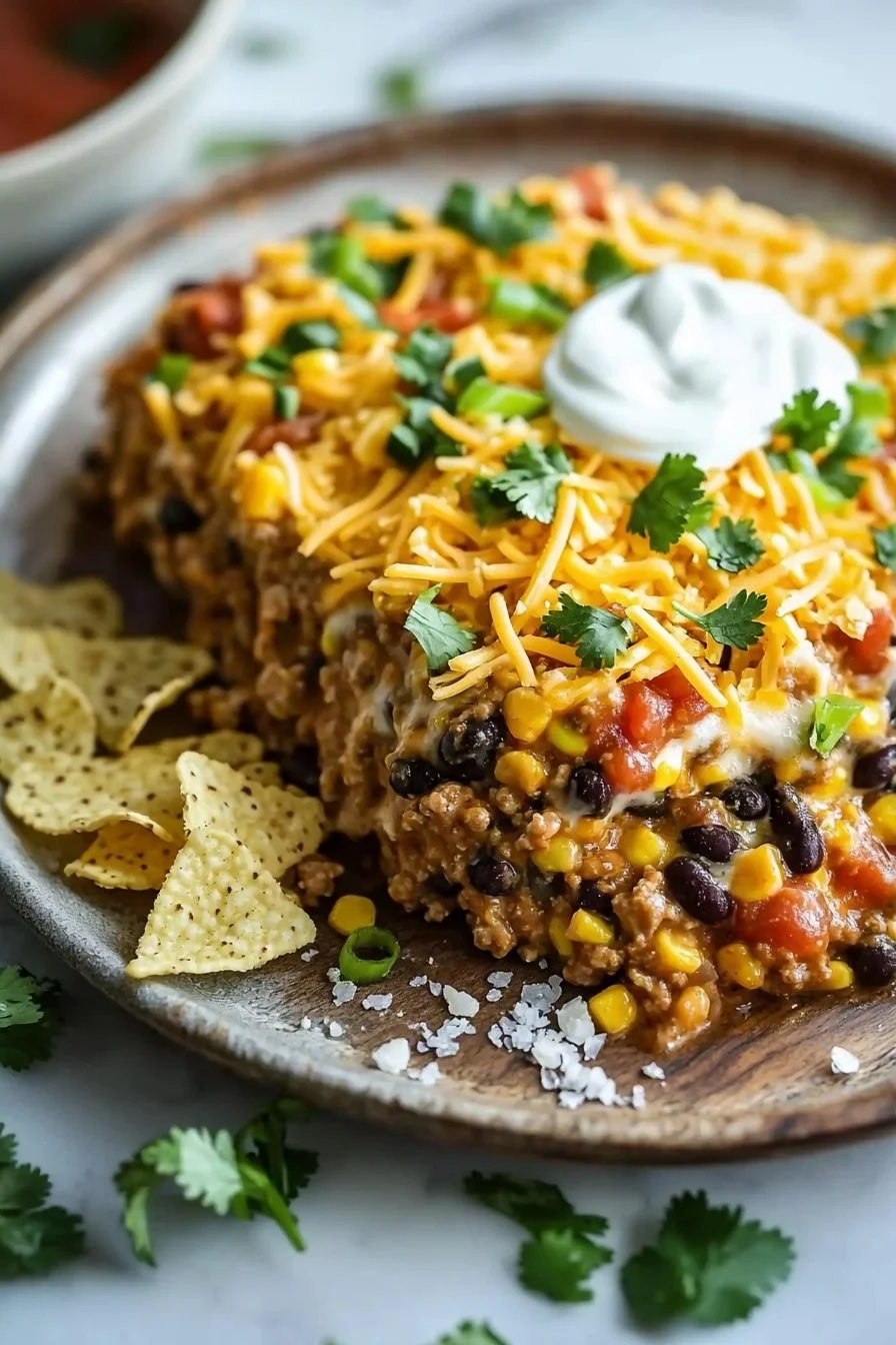 Quick & Easy Taco Casserole