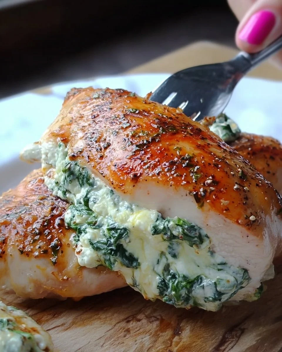 Spinach Stuffed Chicken