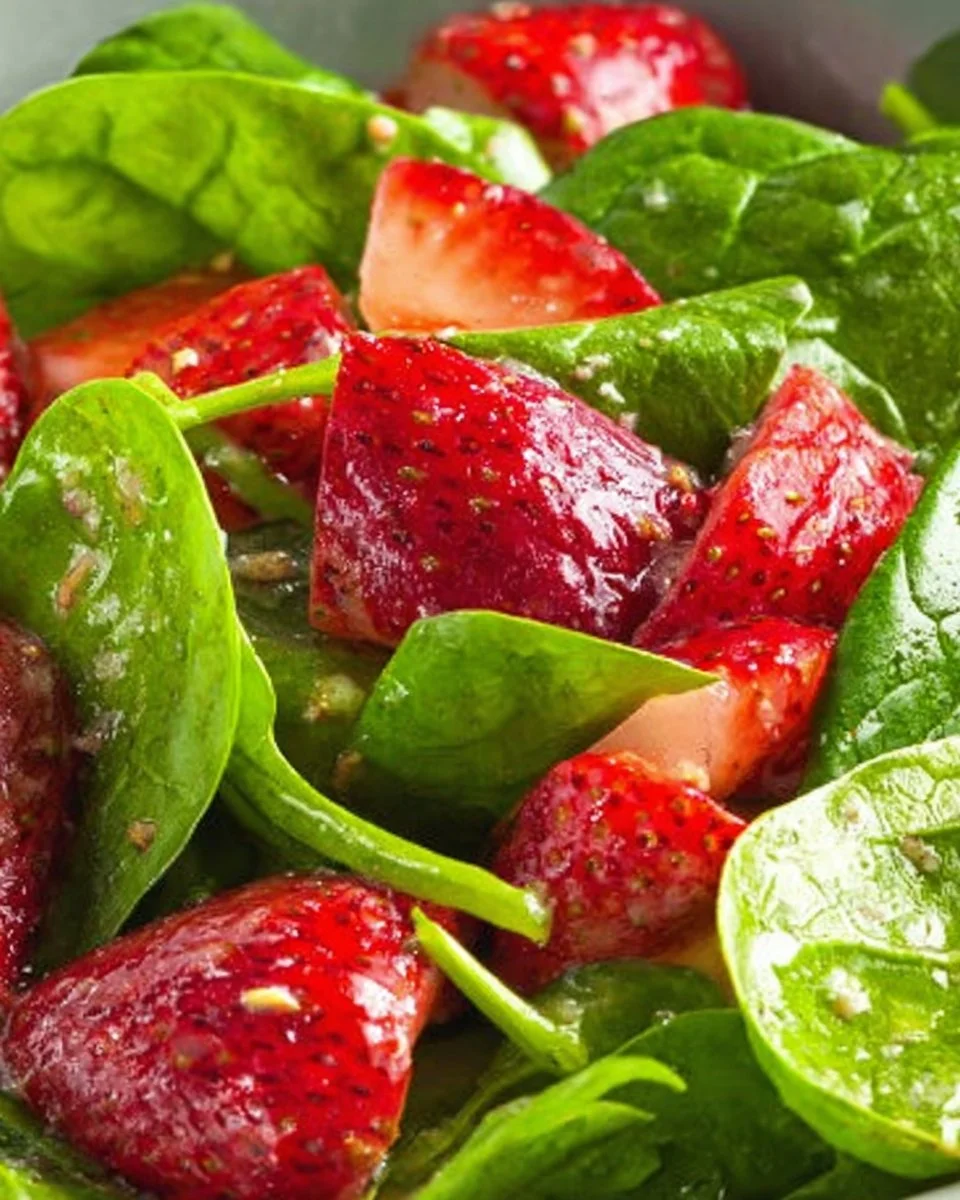 Strawberry Spinach Salad