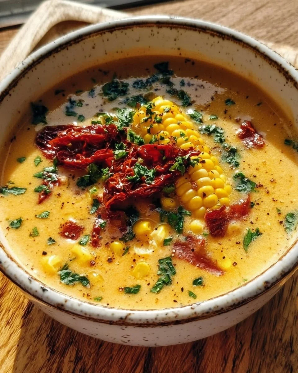 Sun-Dried Tomato Corn Chowder