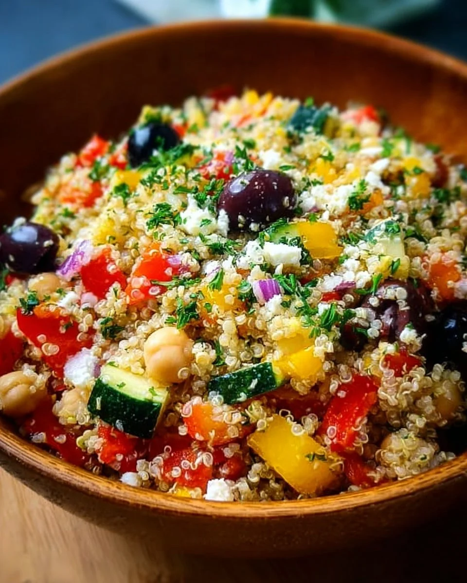 Tasty Mediterranean Quinoa Salad