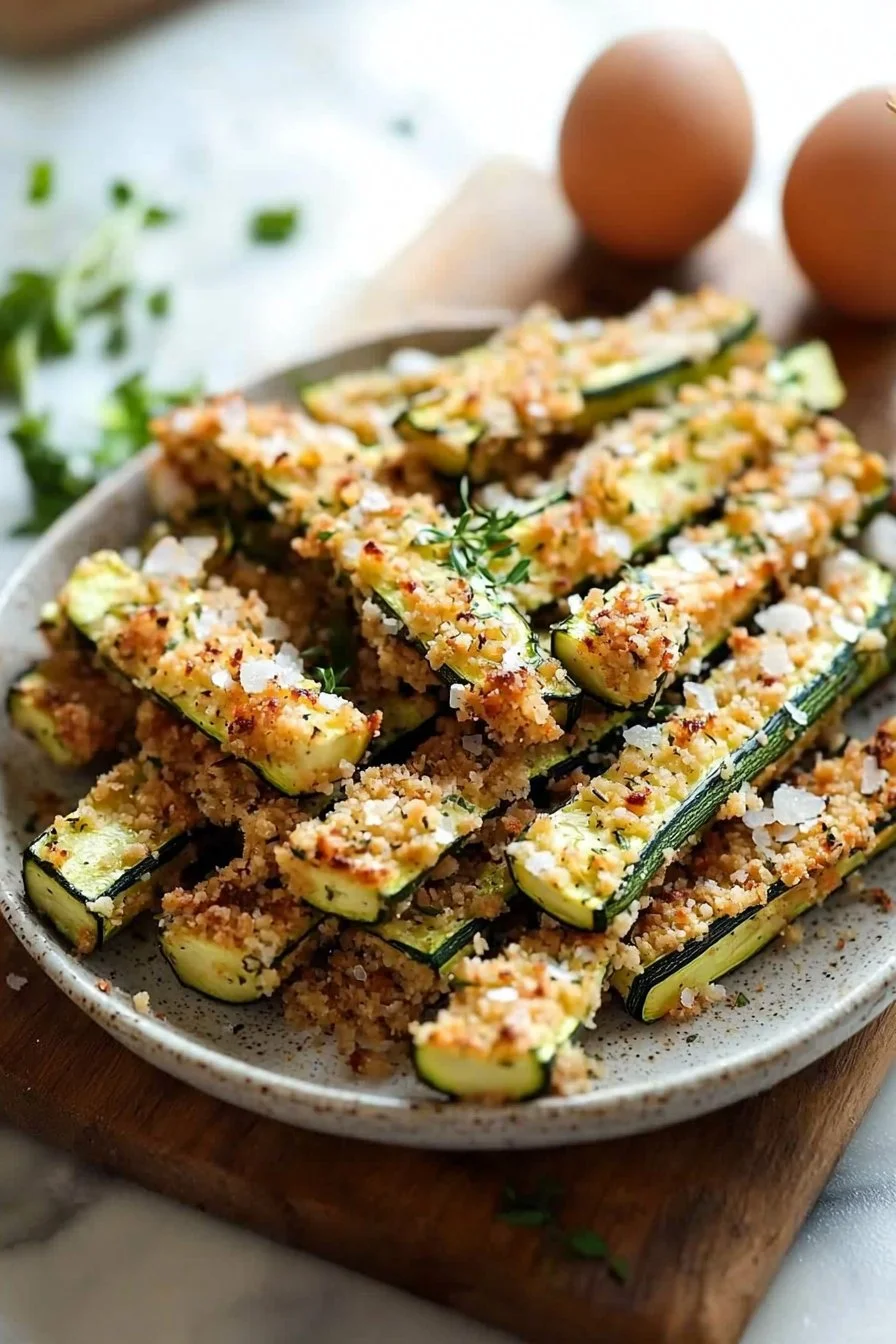Baked Parmesan Zucchini Fries