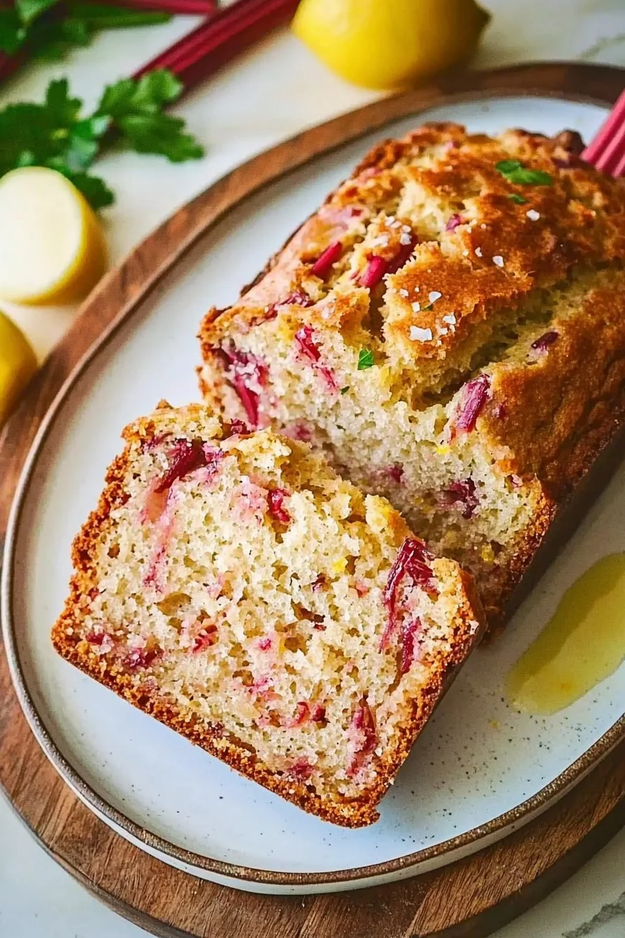 Best Lemon Rhubarb Bread