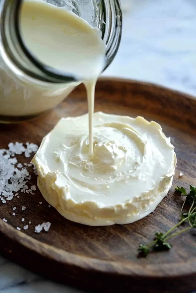 Delicious bowl of British clotted cream served with scones.