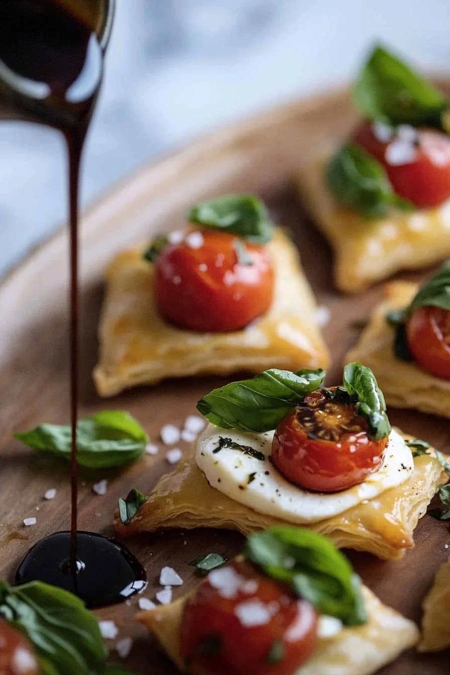 Caprese Pastry Bites