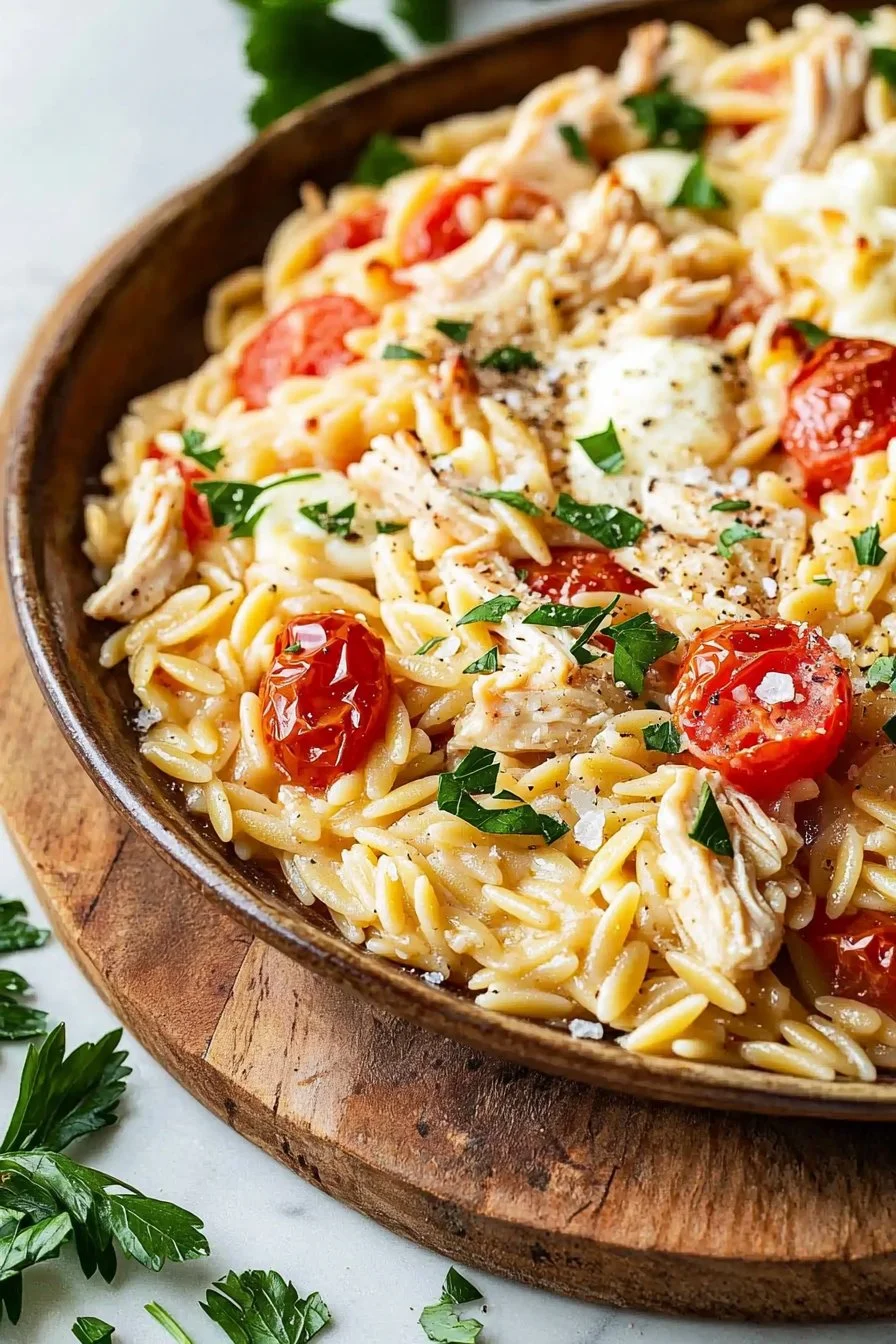 Chicken Orzo Bake