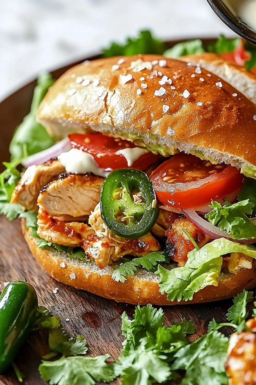 Chicken Torta Sandwich