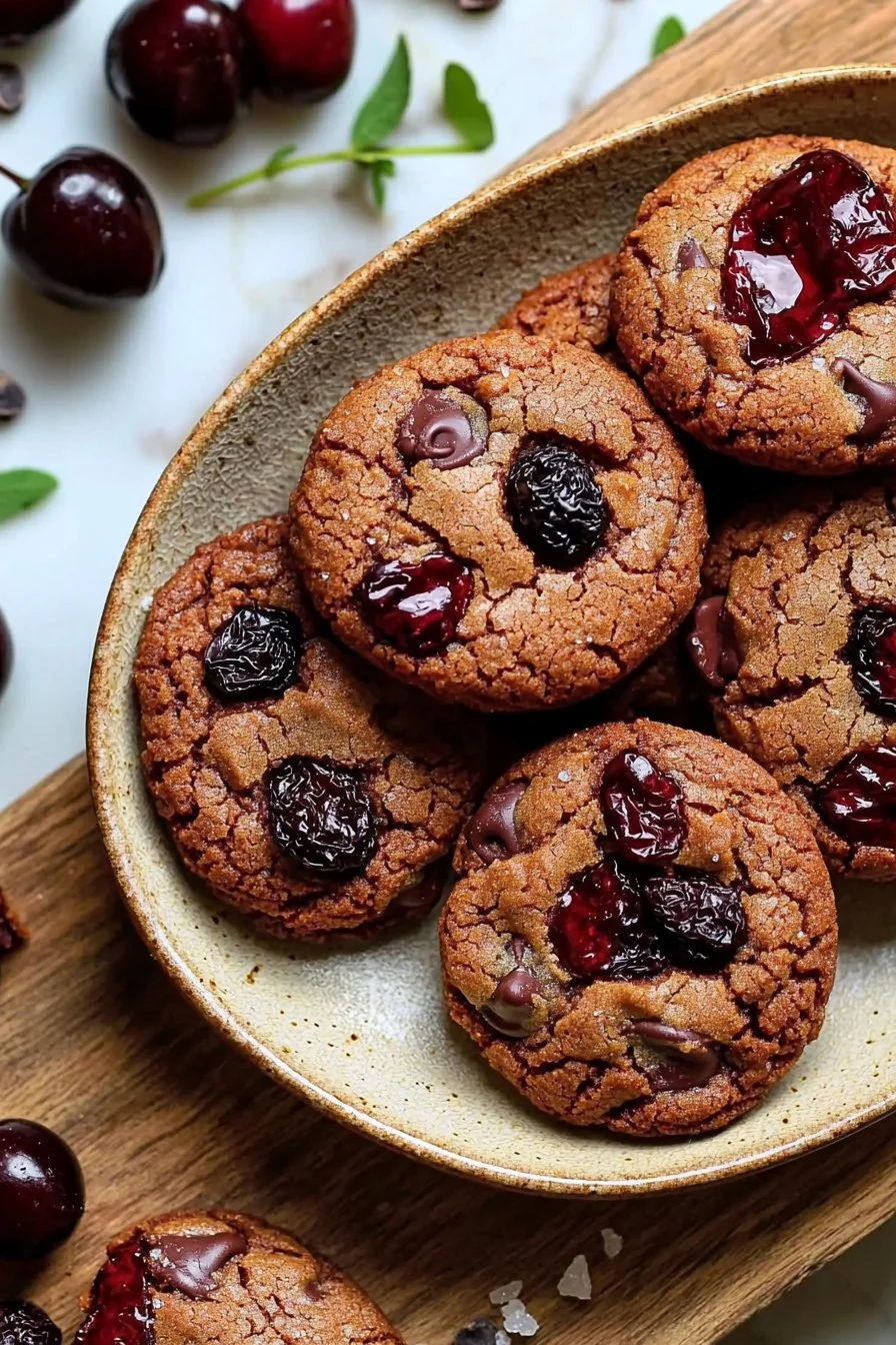 Chocolate Cherry Cookies