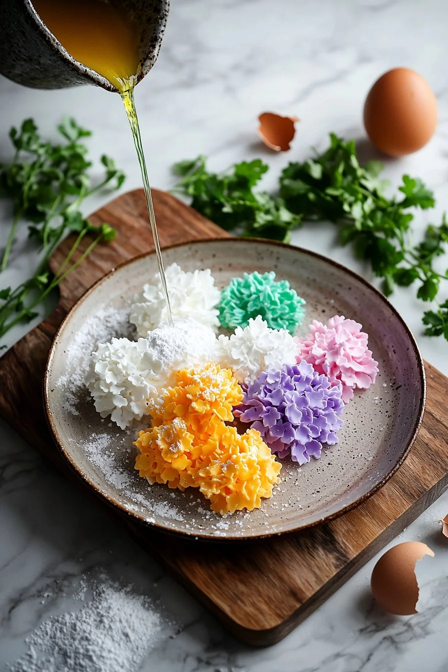 Colorful Sugar Flowers