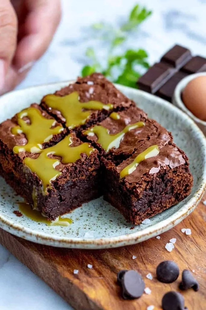 Delicious chocolate brownies from Dubai, freshly baked and rich in flavor.