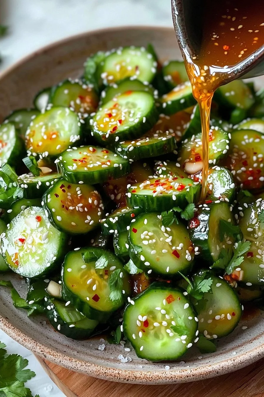 Easy Korean Cucumber Salad