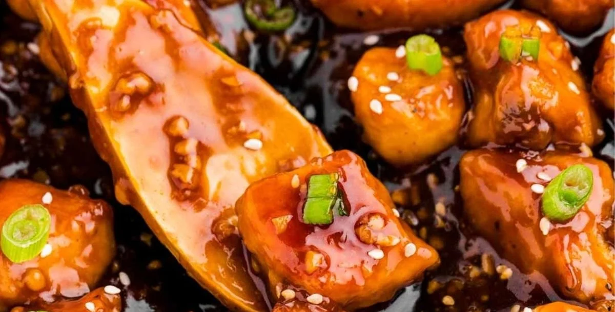 Delicious easy teriyaki chicken served with rice and vegetables