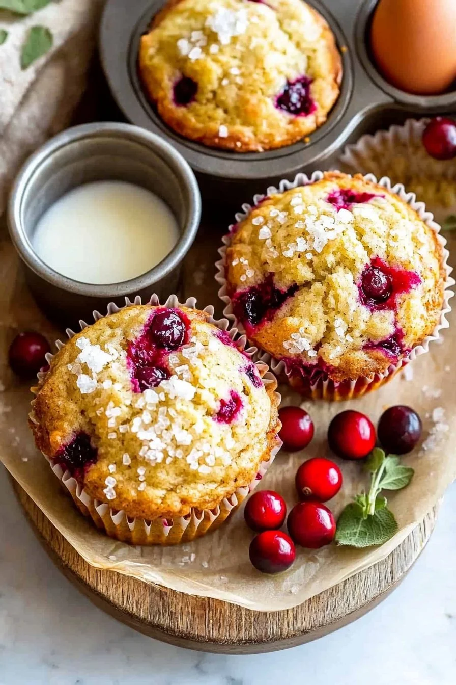Fresh Cranberry Muffins