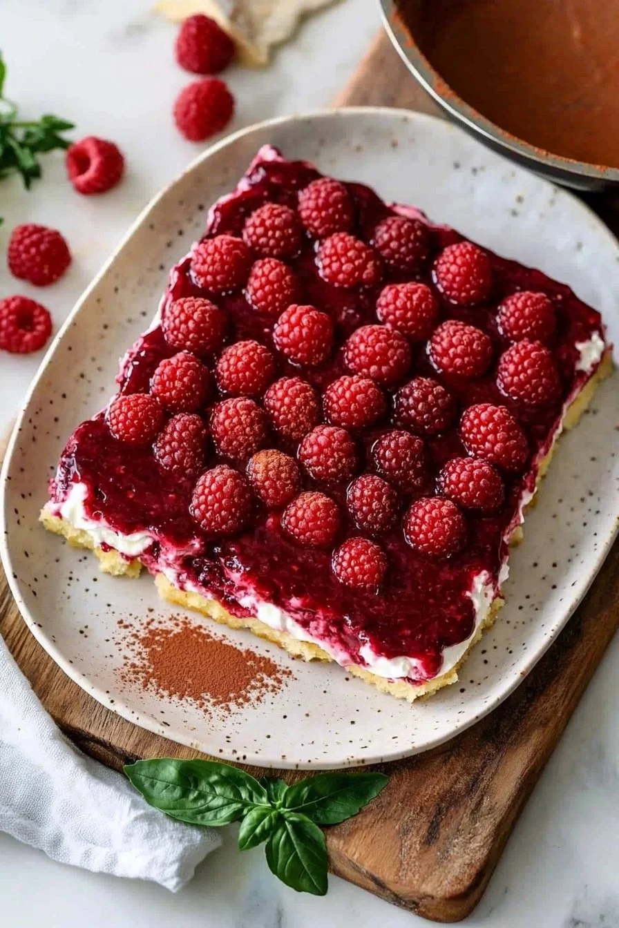Fresh Raspberry Tiramisu