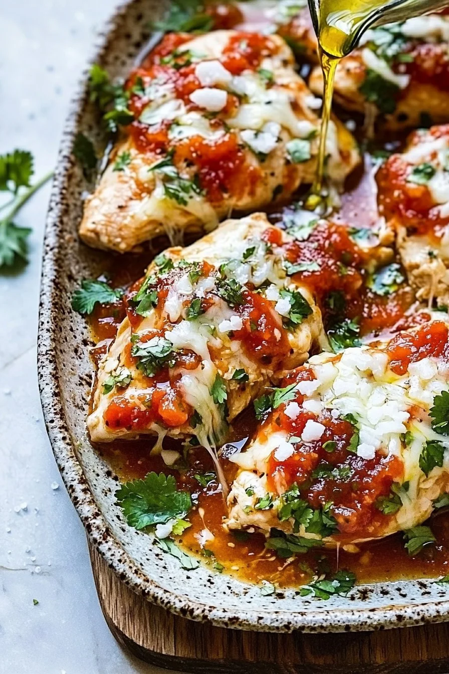 Fresh Salsa Baked Chicken