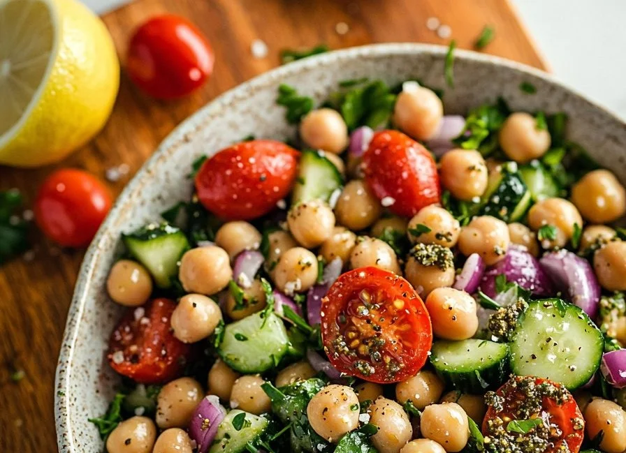 Fresh Za'atar Bean Salad