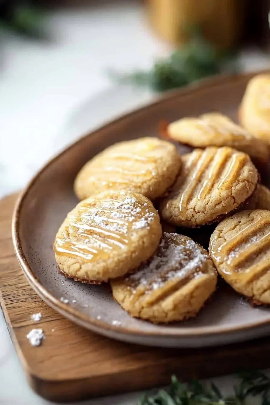 Glazed Italian Honey Cookies