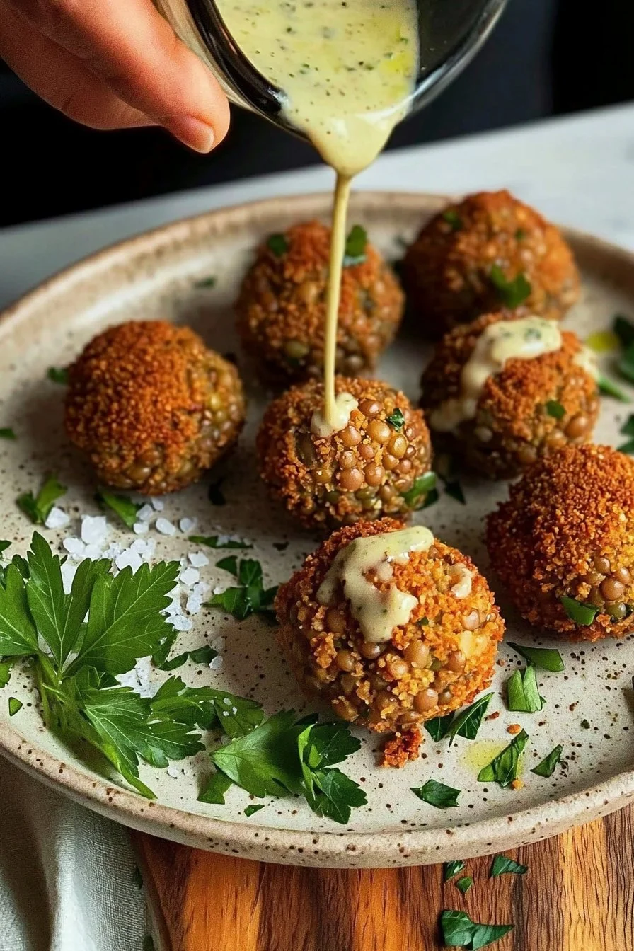 High Protein Lentil Balls