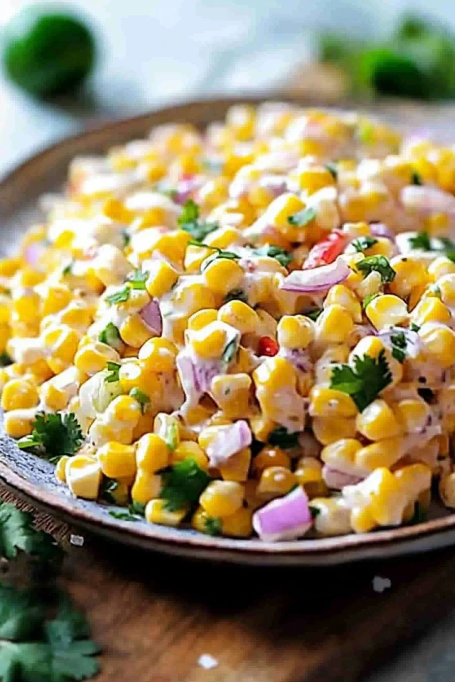Irresistible Creamy Corn Salad
