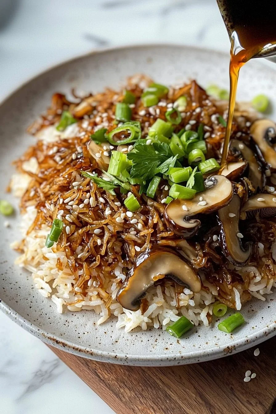 King Oyster Mushroom Rice Bowl