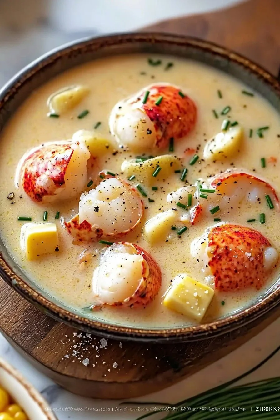 Lobster & Scallop Chowder Bliss – Creamy New England Style Seafood Soup