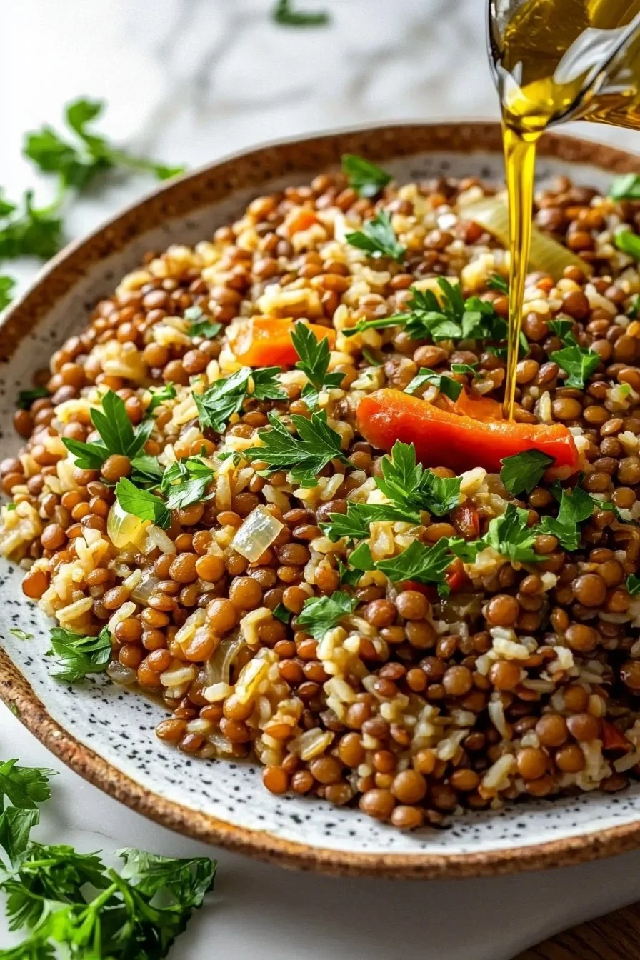 Mediterranean Lentils & Rice