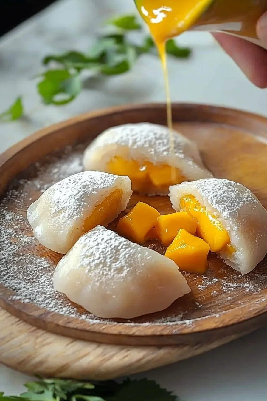 Microwave Mango Mochi